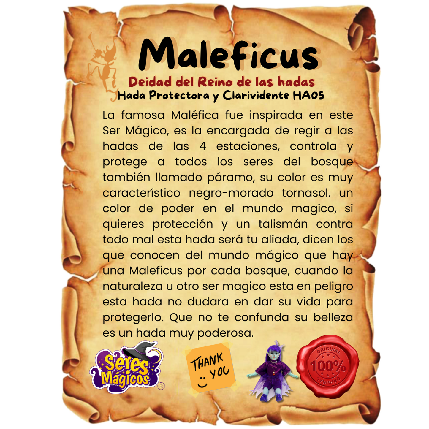 Hada Protectora Maleficus Deidad del Reino de las Hadas