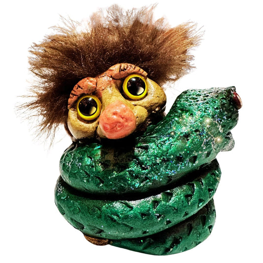 Troll Serp Serpiente Verde de la Protección