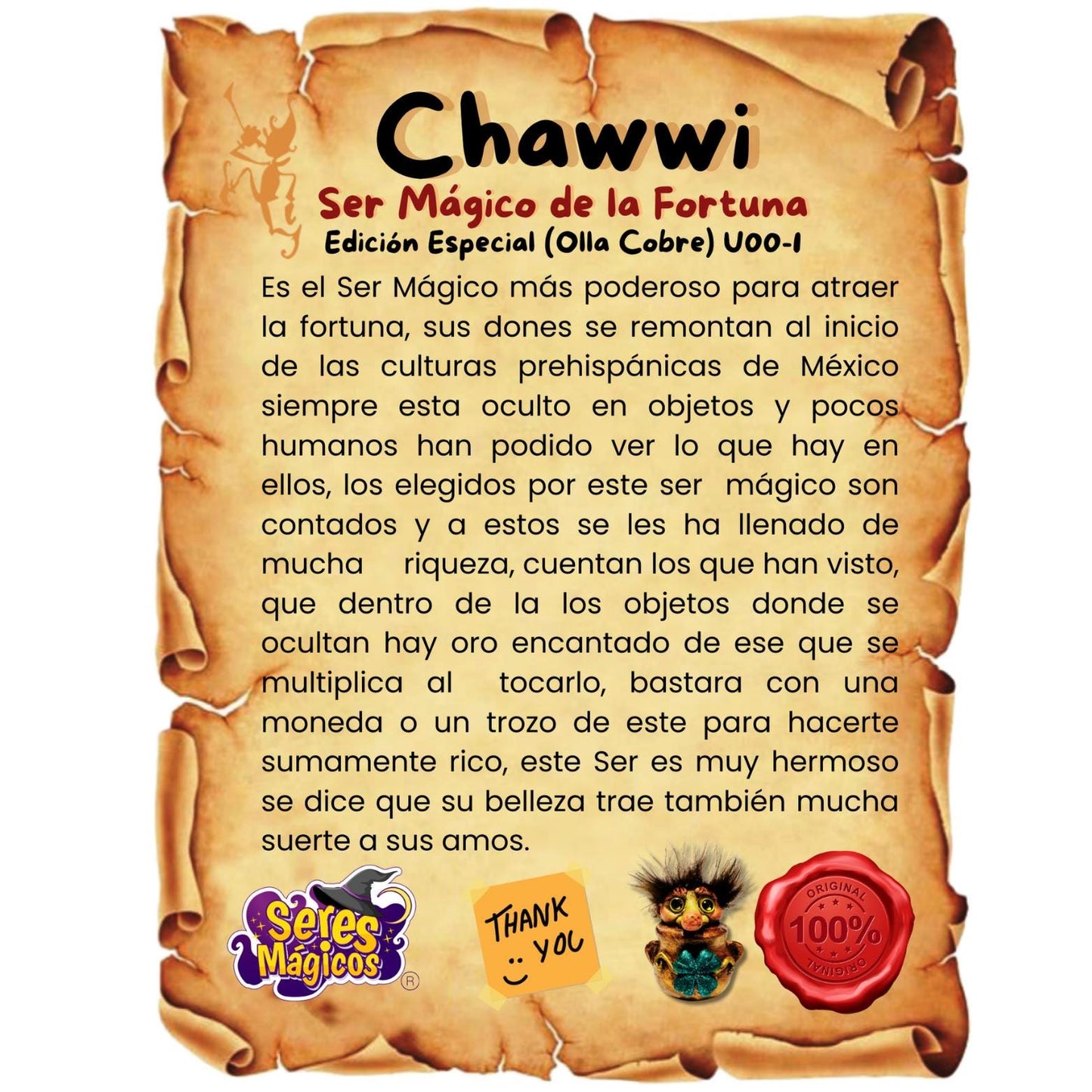 Troll Chawwi Olla Cobre de la Fortuna