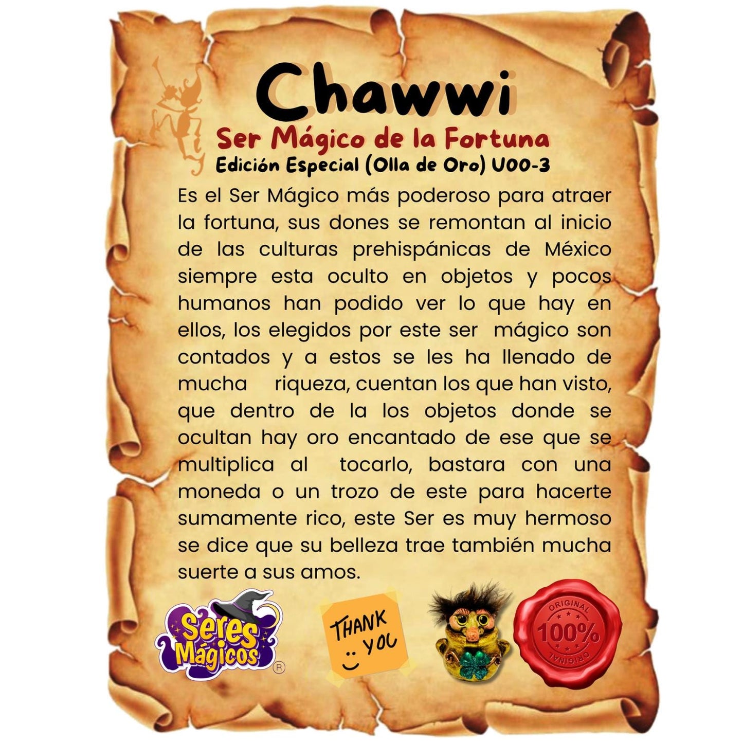 Troll Chawwi Olla Oro de la Fortuna