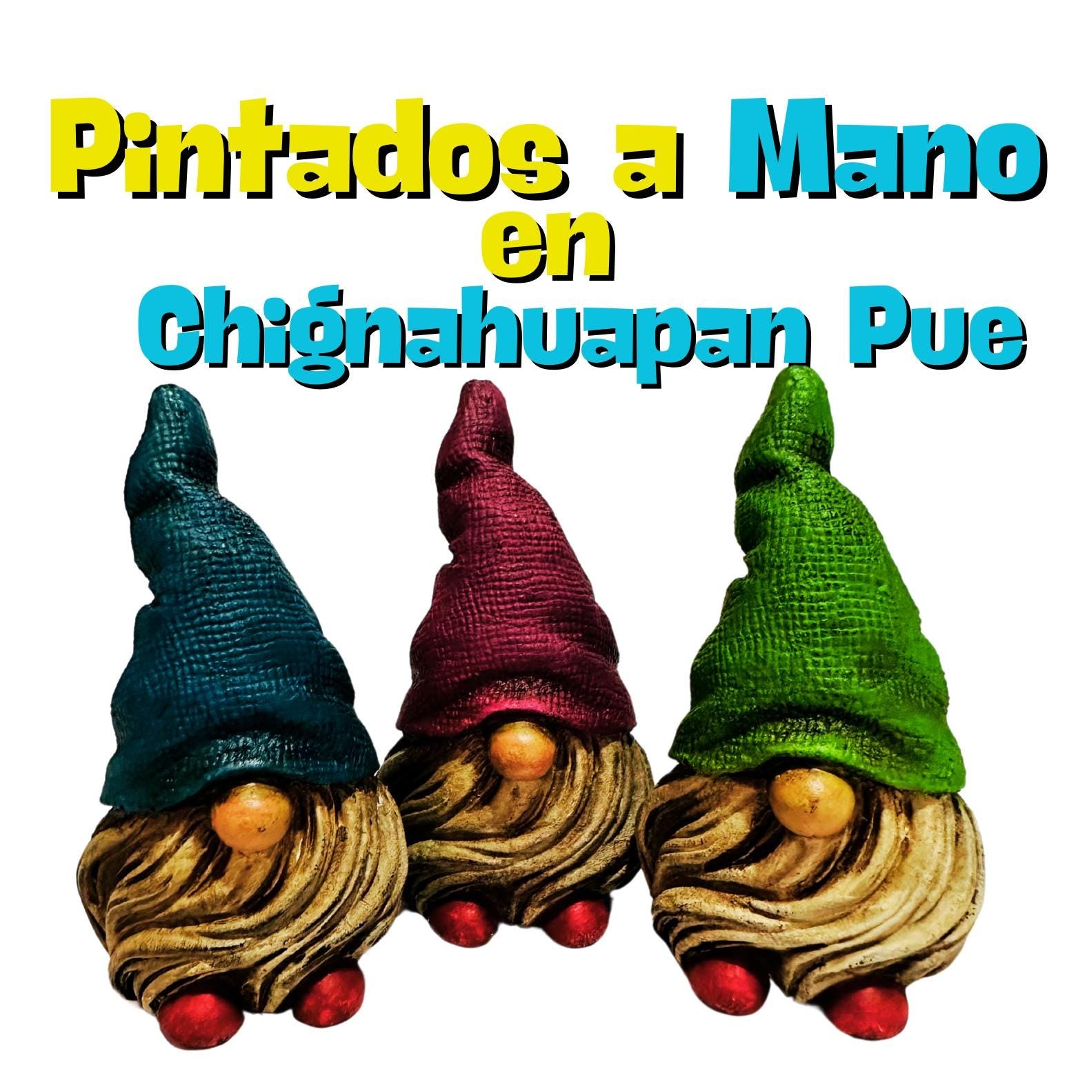 Elfos Duendes Gnomos del Dinero, Suerte & el Amor Los 3 Gnomos Seres Mágicos Coleccionables