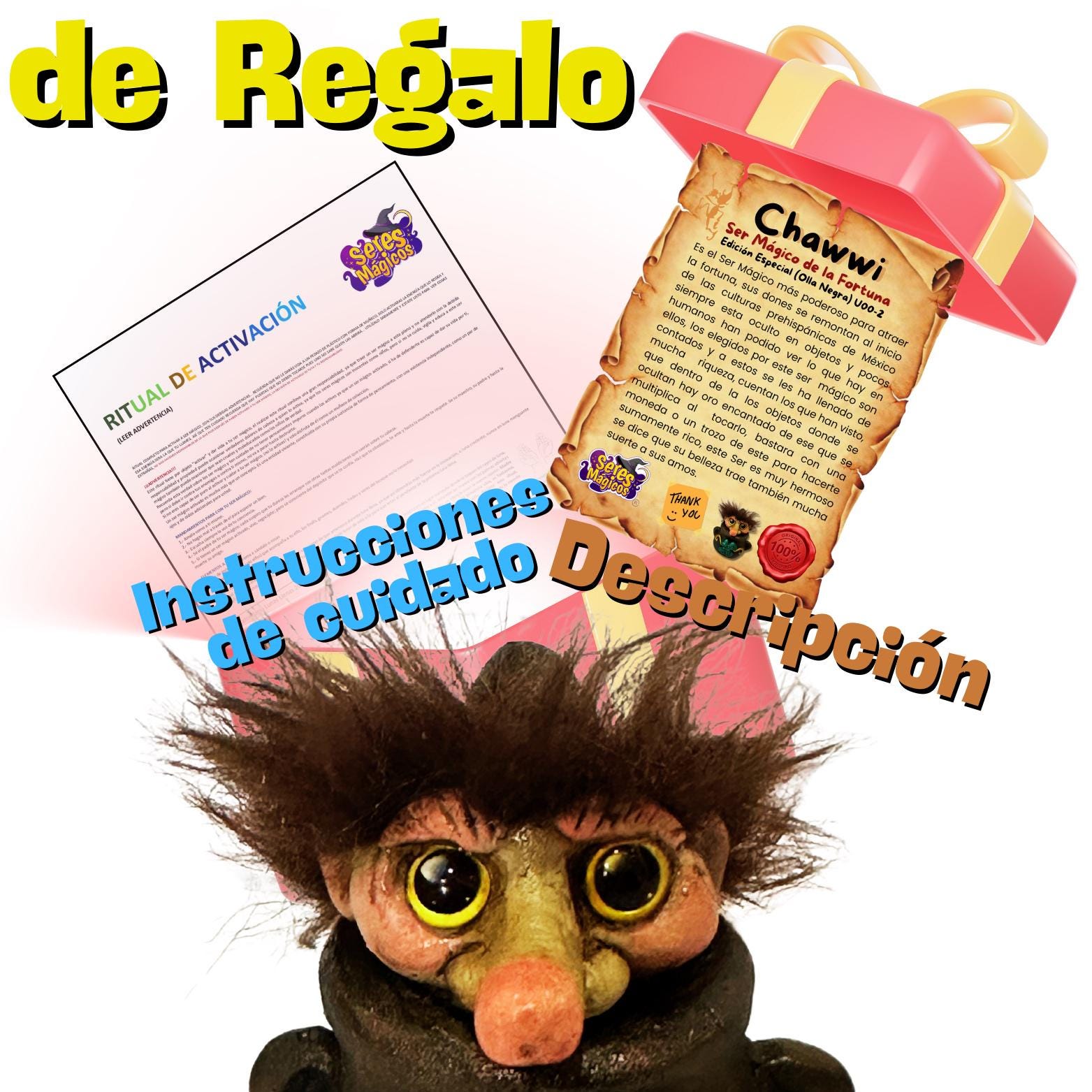 Troll Chawwi Olla Negra de la Fortuna