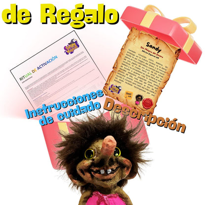 Trollcita Sandy del Dinero Seres Mágicos Coleccionables - Troll Elfo Duende