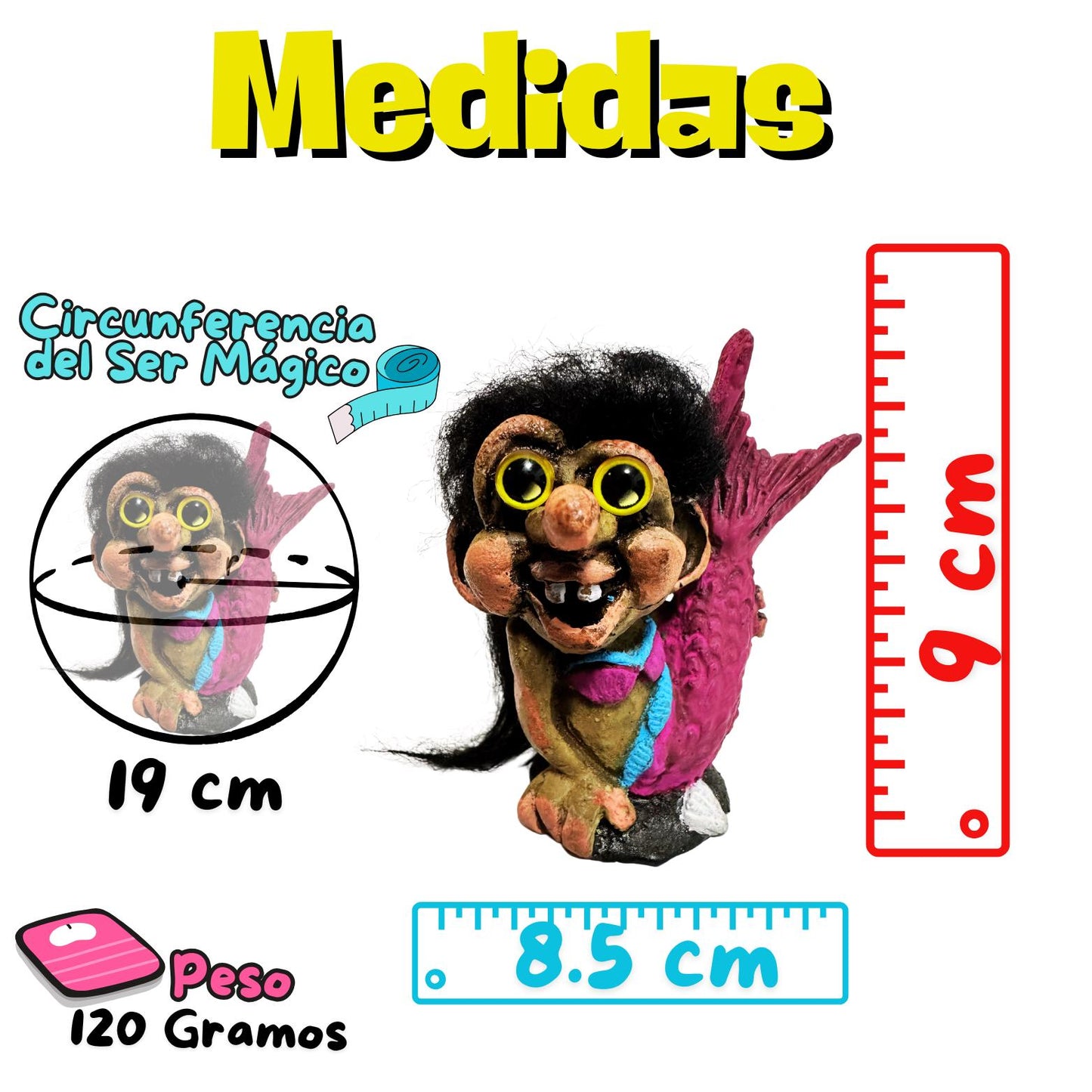 Trollcita Sirenia Rosa de la Belleza Seres Mágicos Coleccionables - Troll Elfo Duende