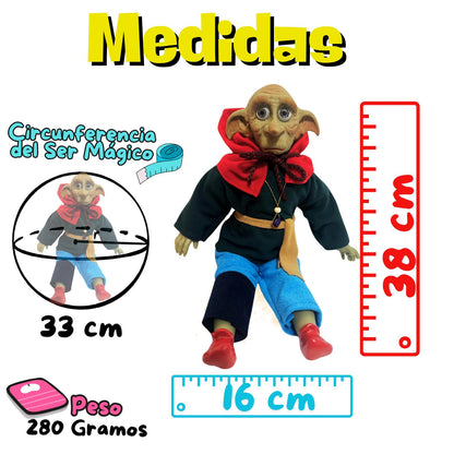 Elfo Dobby Amor, Protección y Larga Vida + Ritual con Instrucciones + Certificado (Ritualizado) Ya Activado - Troll Elfo Duende