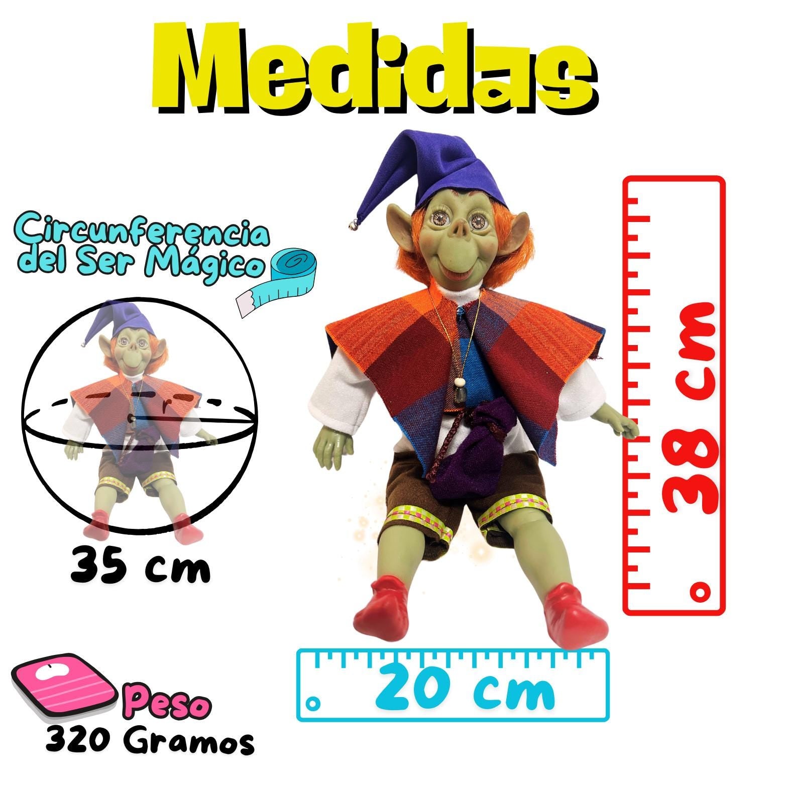 Elfo Chololito Suerte y Larga Vida + Ritual con Instrucciones + Certificado (Ritualizado) Ya Activado - Troll Elfo Duende