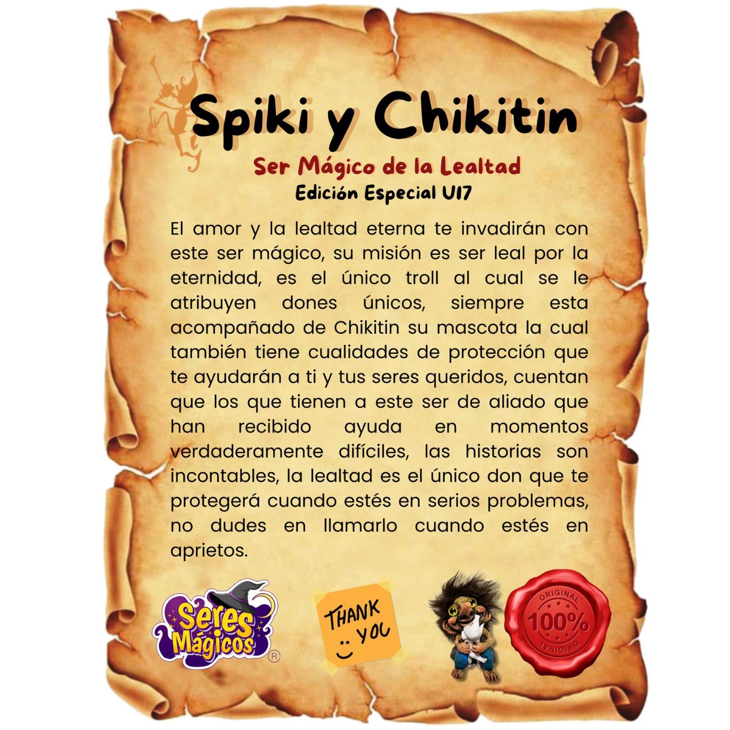 Troll Spiky & chikitin de la Lealtad